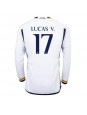 Billige Real Madrid Lucas Vazquez #17 Hjemmedrakt 2023-24 Langermet